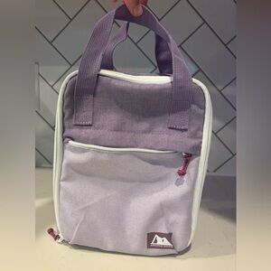 back to school purple lunchbox